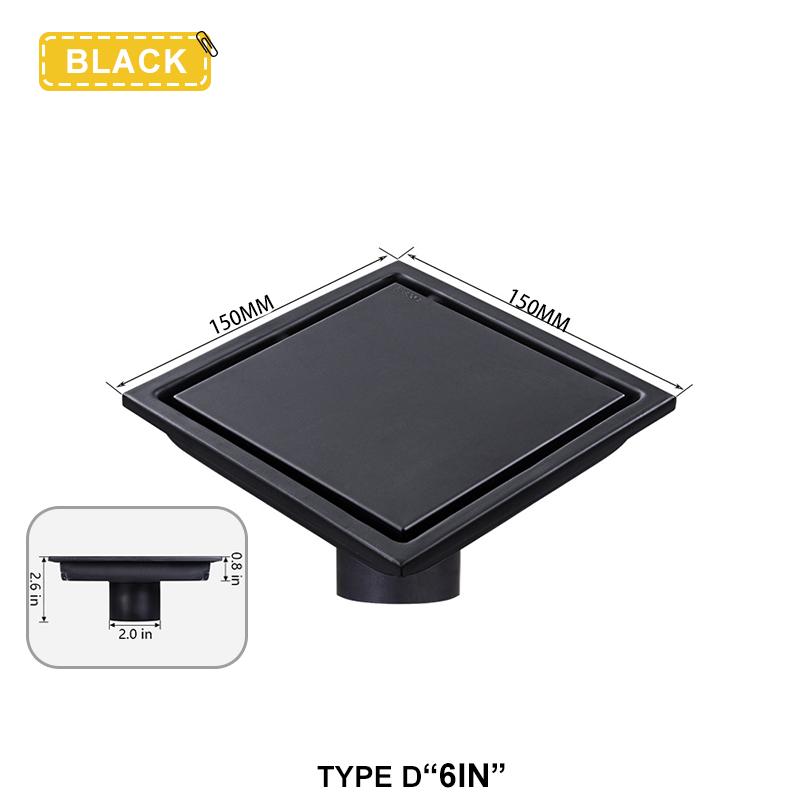 Sifon de Pardoseală Pătrat Inoxidabil Invizibil Deodorant Filtru de Gunoi Sifon Sifon de Pardoseală Duș Filtru de Apă Accesorii Baie