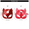 Elegante Catwoman Kostümmaske Premium PU-Leder Atmungsaktives Design für Maskenbälle Partys Rollenspiele