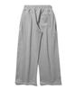 BASEMOMENT Side Tuck Wide Sweatpants Melange Gray
