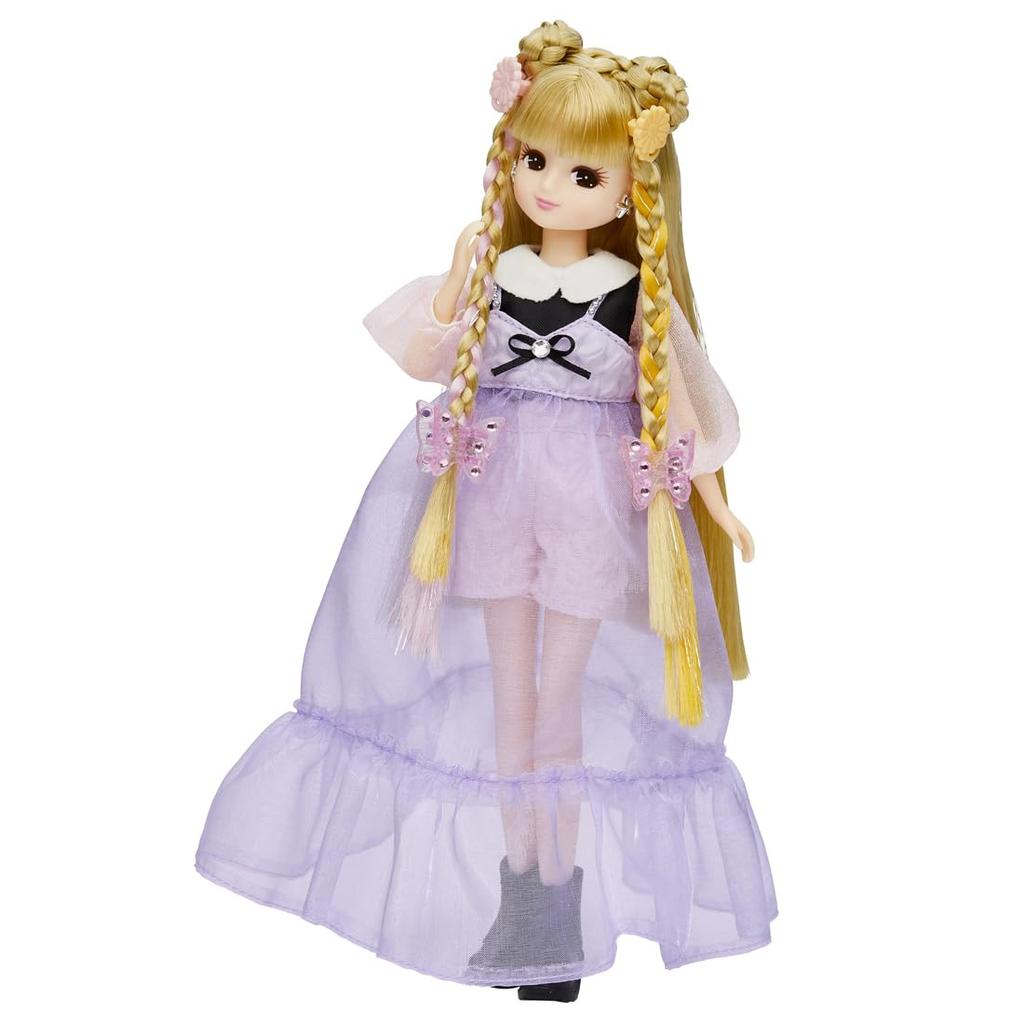 TAKARA TOMY Licca-chan Doll Exterica-chan Push Pink Deluxe Dress-up Play Toy Ages 3+