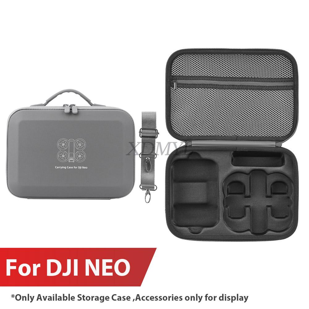 

Portable Waterproof Storage Bag For DJI NEO Carrying Case Hand-held Protective Shoulder Bag For DJI NEO Drone Accessories сірий