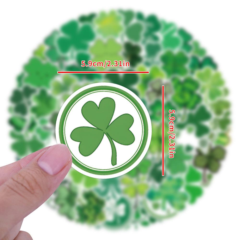 110 Sheets St Patrick Four-leaf Crocodile Graffiti Stickers Decorative Scooter Laptop DIY Stickers