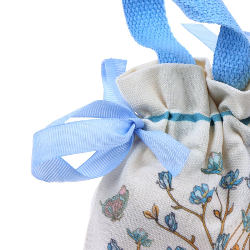 5Pcs Fresh Flower Bags Wedding Gift Bags Sweet Bags With Handles Multi-Functional Drawstring Pouches Durable And Beautiful