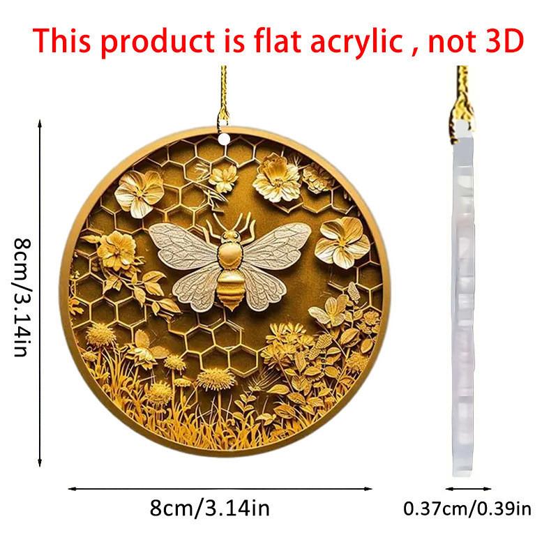 Cartoon Playful Bee Wreath Hanging Decoration Perfect For Gifts Decor And