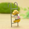 Puppy Cute Cartoon Climbing Stairs Scene Model Decoration For Props Landscape