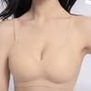 Bügelloser Push-Up-BH für Damen - Weiches Lift-Design, Nahtlose Raffung, Entwickelt für kleine Brüste, Verstellbare Träger