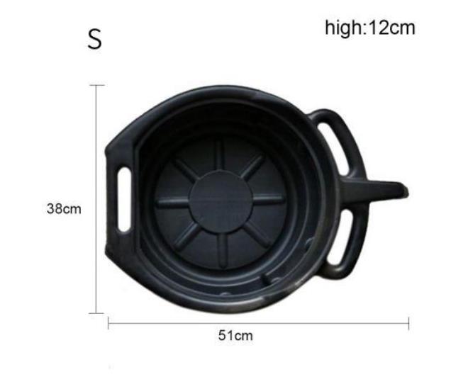 

Пластиковый поддон для слива масла 10-15 л, резервуар для сбора масла в двигателе, поддон для слива масла в коробке передач, для ремонта автомобиля, замены топливной жидкости, гаражный инструмент