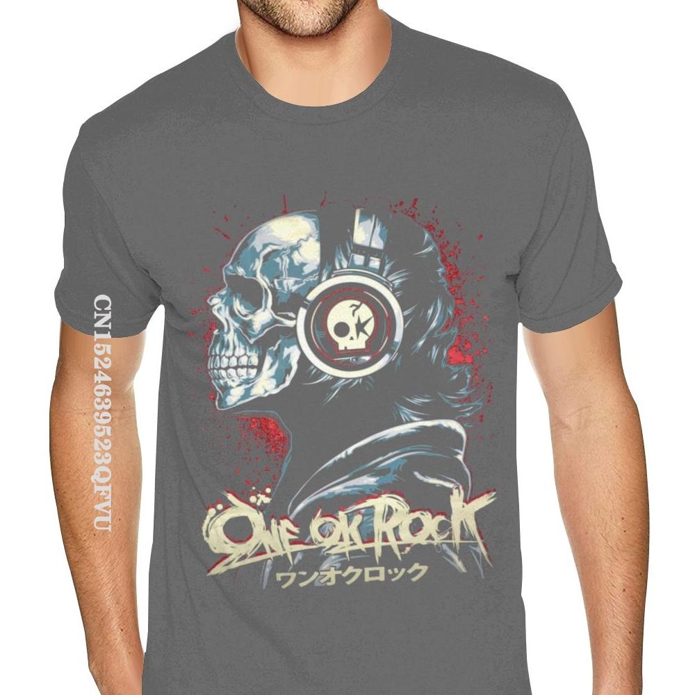 Cheapest One OK Rock T Shirt Hip Hop Rock Shirt For Men Plus Size T Shirt Cotton Tops T Shirt Funny Man Top T-shirts Customized