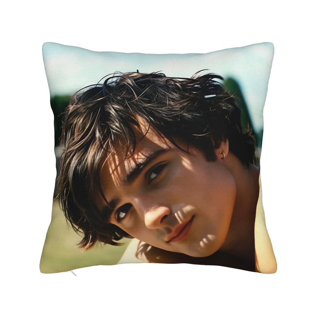Jacob E-Elordi Pillow Case Australian Actor Custom Pillow Cover Retro Trendy Cushion Cover For Sofa Bedroom Home Decor