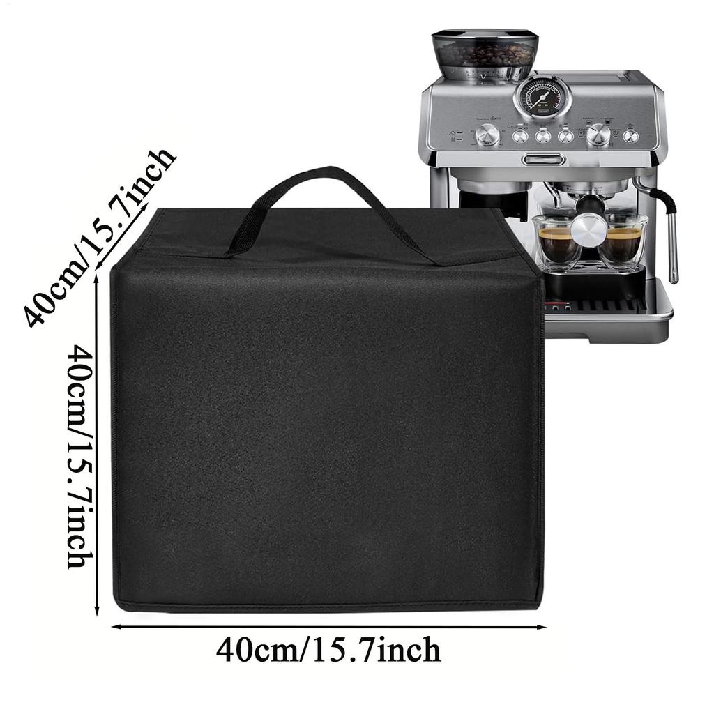Dust Cover For Coffee Maker Waterproof Coffee Maker Machine Cover With Top Handle UV-Resistant Nylon Protector For Hotel