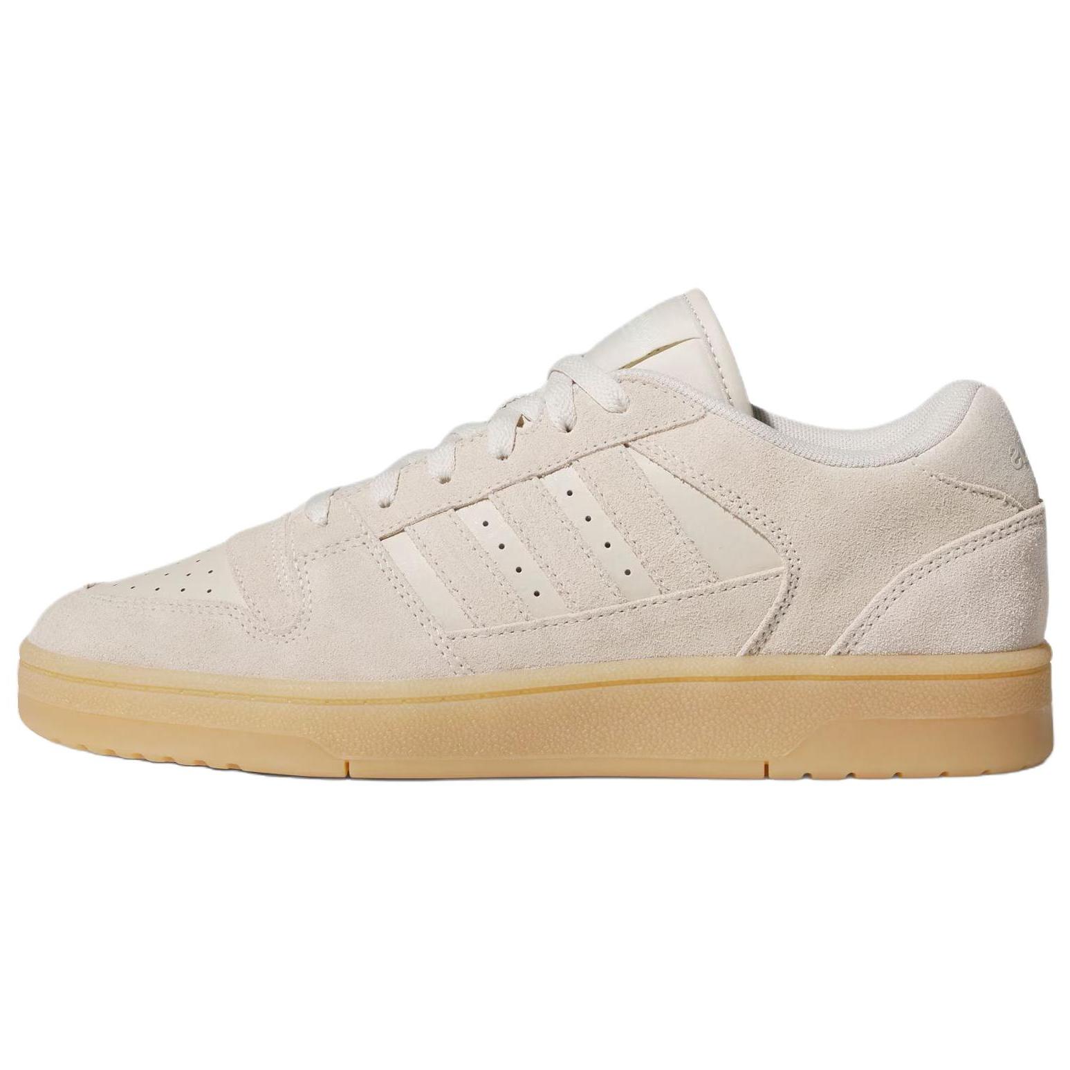 

Adidas Break Start Premium Comfortable Fit Low-Top Skate Shoes Unisex Sneakers Alum-Brown JS2272 44