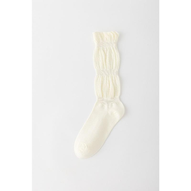 Female Autumn and Winter Solid Color Sweet Bubble Lace Calf Pile Pile Cotton Socks