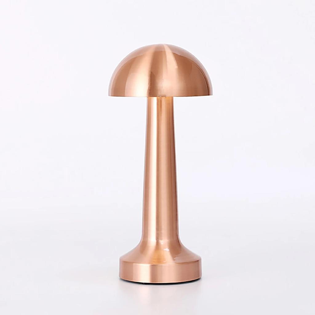 LED Table Light 3 Color Modes Retro Coffee Table Lamp with Touch Control Mushroom & Dumbbell Styles Sensor Rechargeable Night