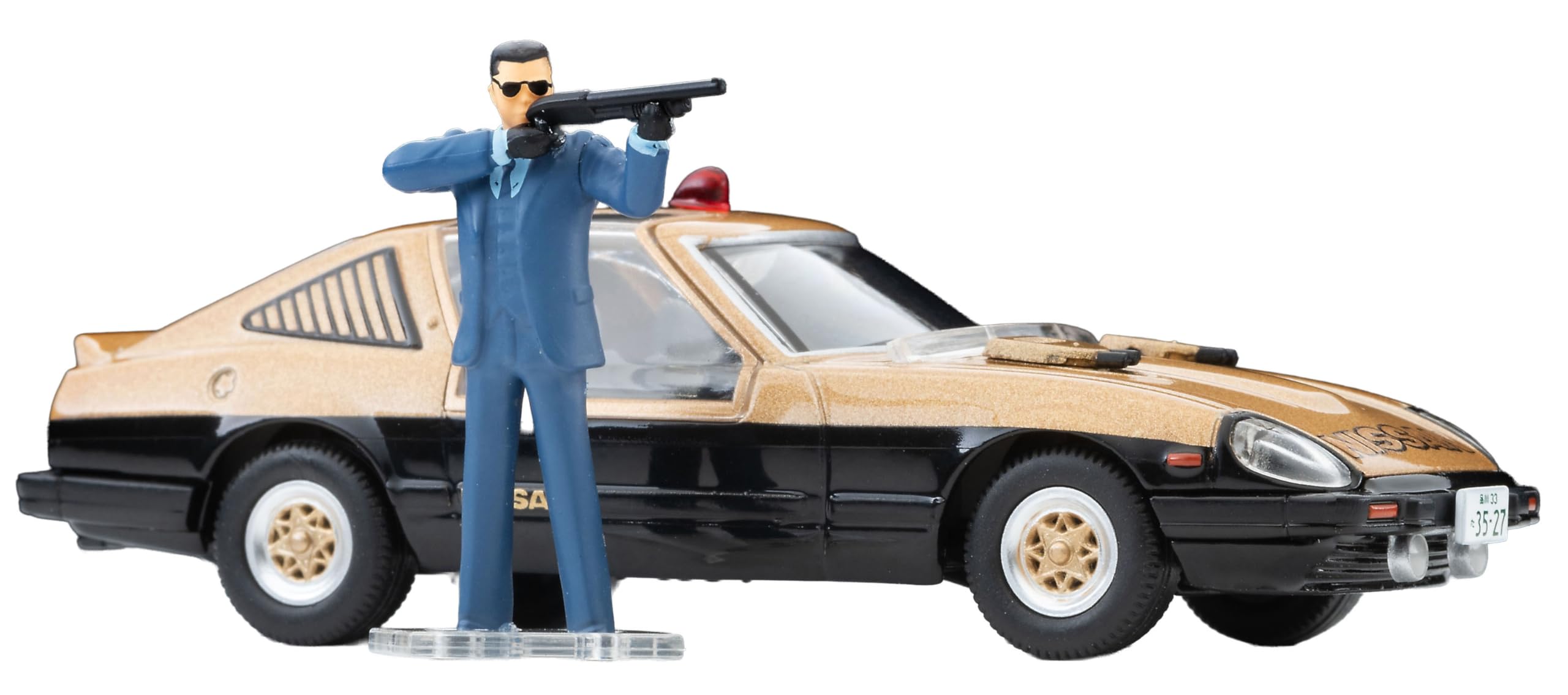 

TOMYTEC Tomica Limited Vintage Movie Stars Movie Stars 01 Seibu Keisatsu Super Z with Keisuke Daimon Figure 335276 1/64 LV-N (Finished Model)