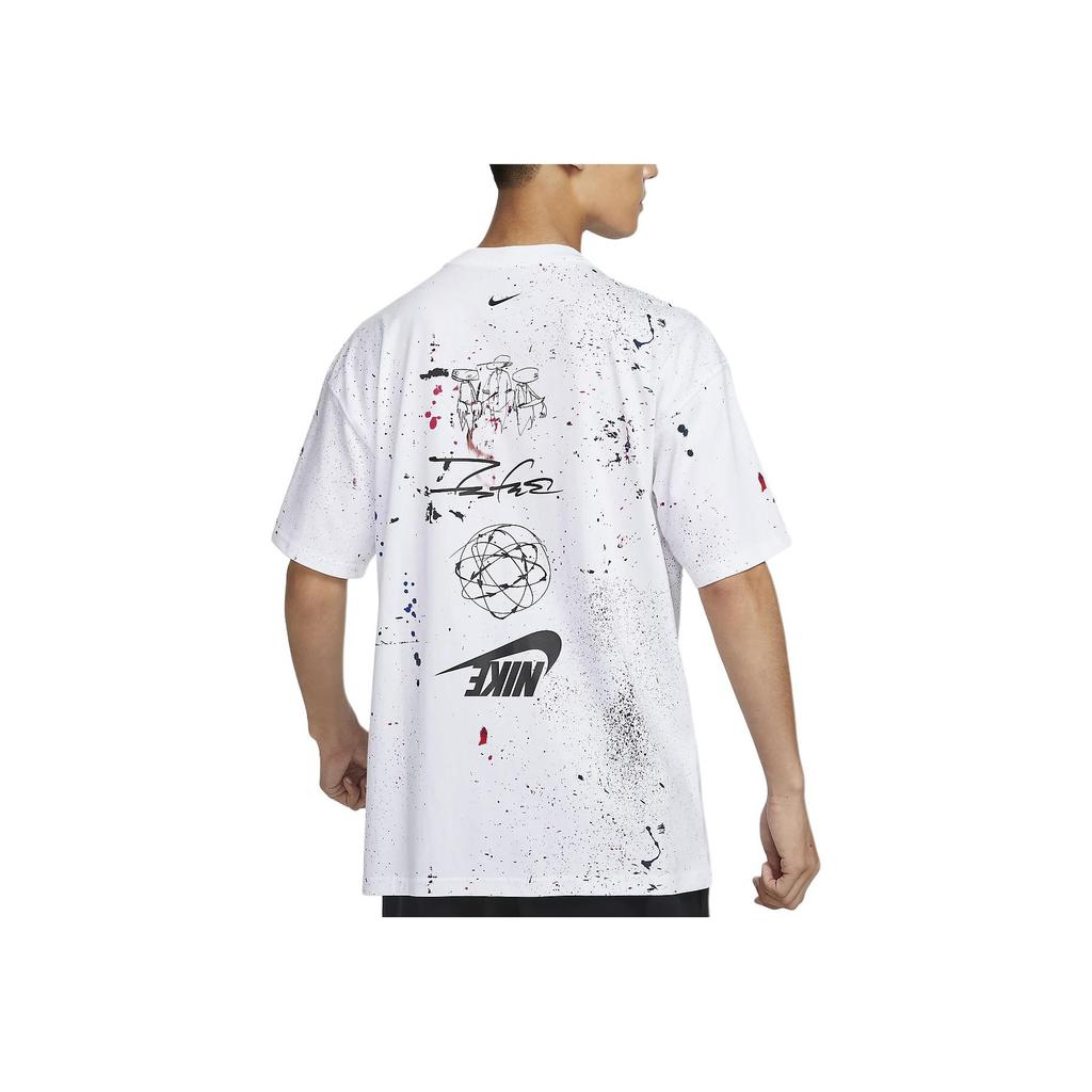 Nike X Futura Breaking Max90 T-Shirt (Asiatische Größen) Weiße Herren Streetwear HF5565100