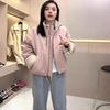 European-Style Fleece-Lined Lambswool Coat for Women - 2024 Winter Casual Loose Fit Jacket