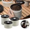 304 Stainless Steel Coffee Bean Storage Box Moisture-proof Grain Nut Storage Container Tea Cans