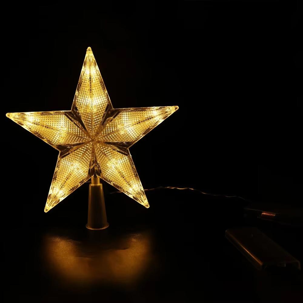 Glowing Christmas Tree Topper Night Light LED Xmas Atmosphere  Light  Bar