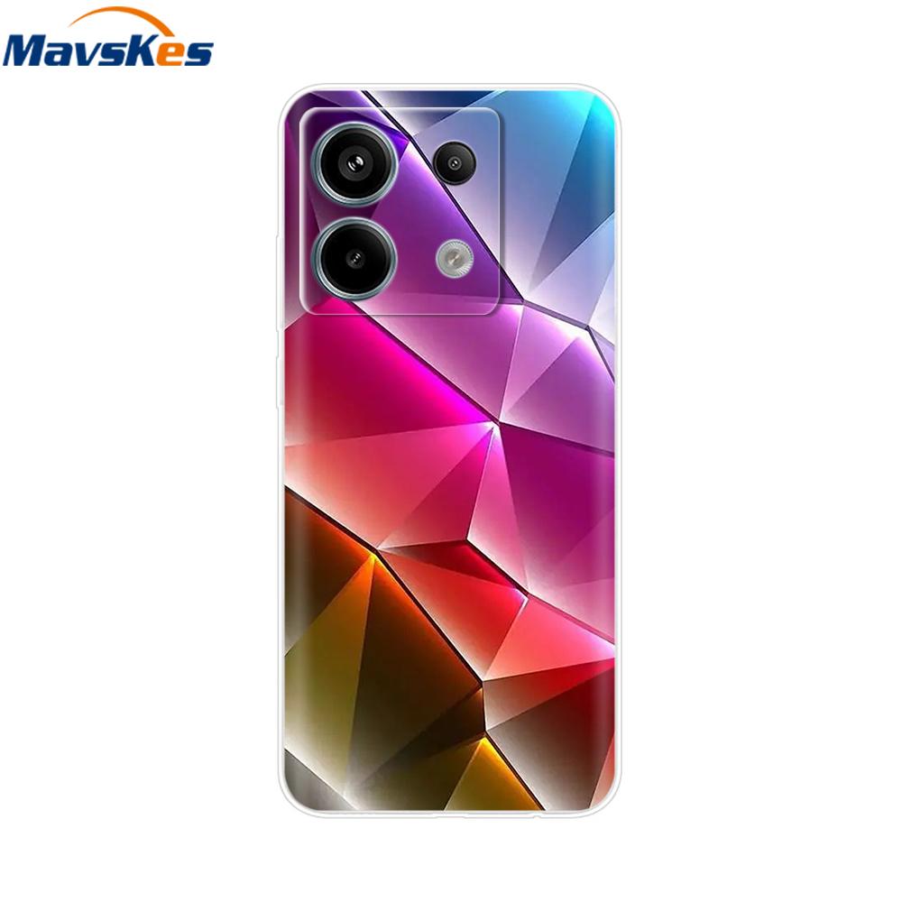 For Redmi Note 13 Pro 4G 5G Fundas Cover TPU Silicon Protective Case For Xiaomi Redmi Note13 13Pro Phone Clear Back Cover Bumper