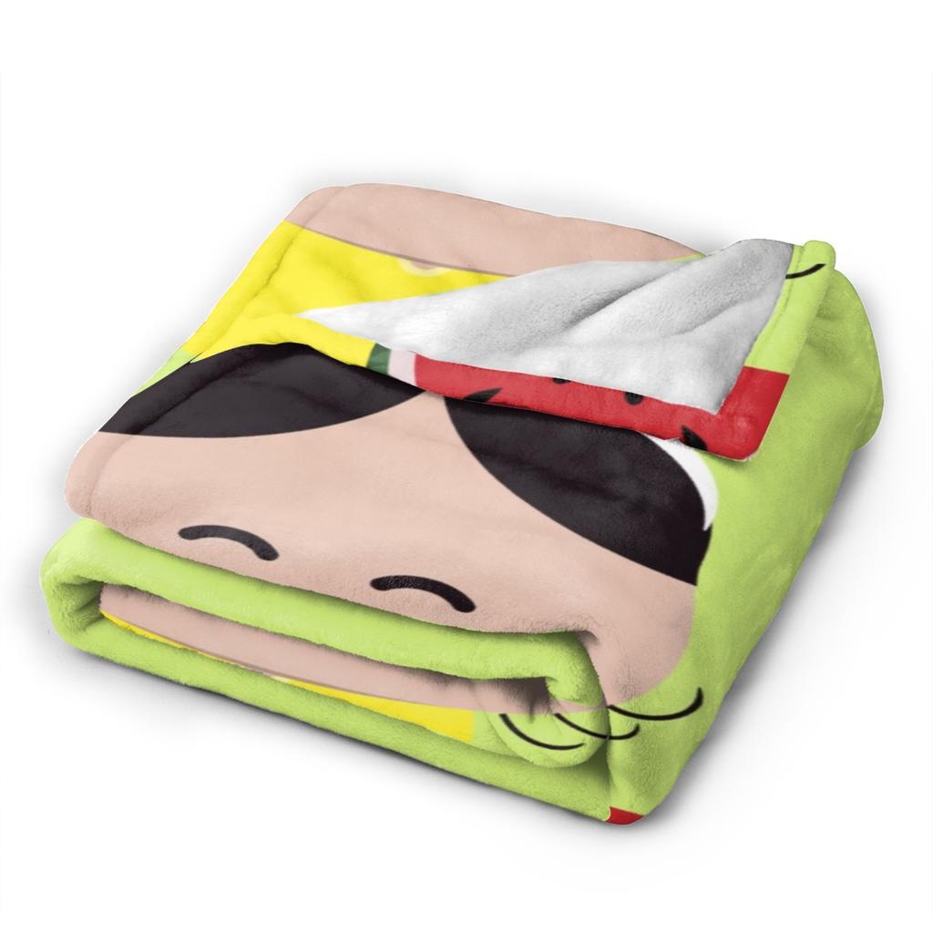 Anime Magali Festa Super Soft Blanket For Chair Sofa Bed Novelty Bedding Throws Winter Picnic Flannel Bedspread