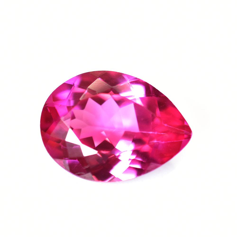 8.50 Ct Natural Pink Ruby Pear Cut Loose Gemstone From Burma