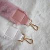 Women's Plush Wide Fur Shoulder Strap for Bags - Versatile Replacement for Crossbody and Single Shoulder Bags