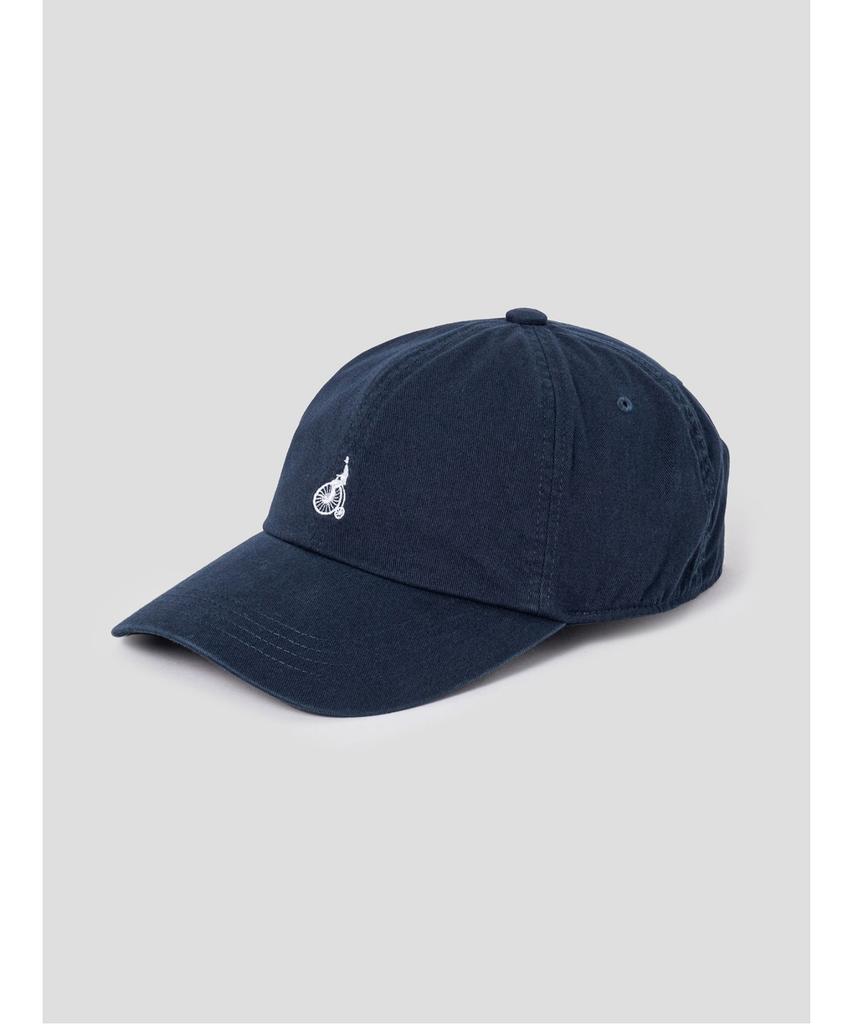 Binpolaegseseoli Oversized Cotton Twill Washed Ball Cap - Navy