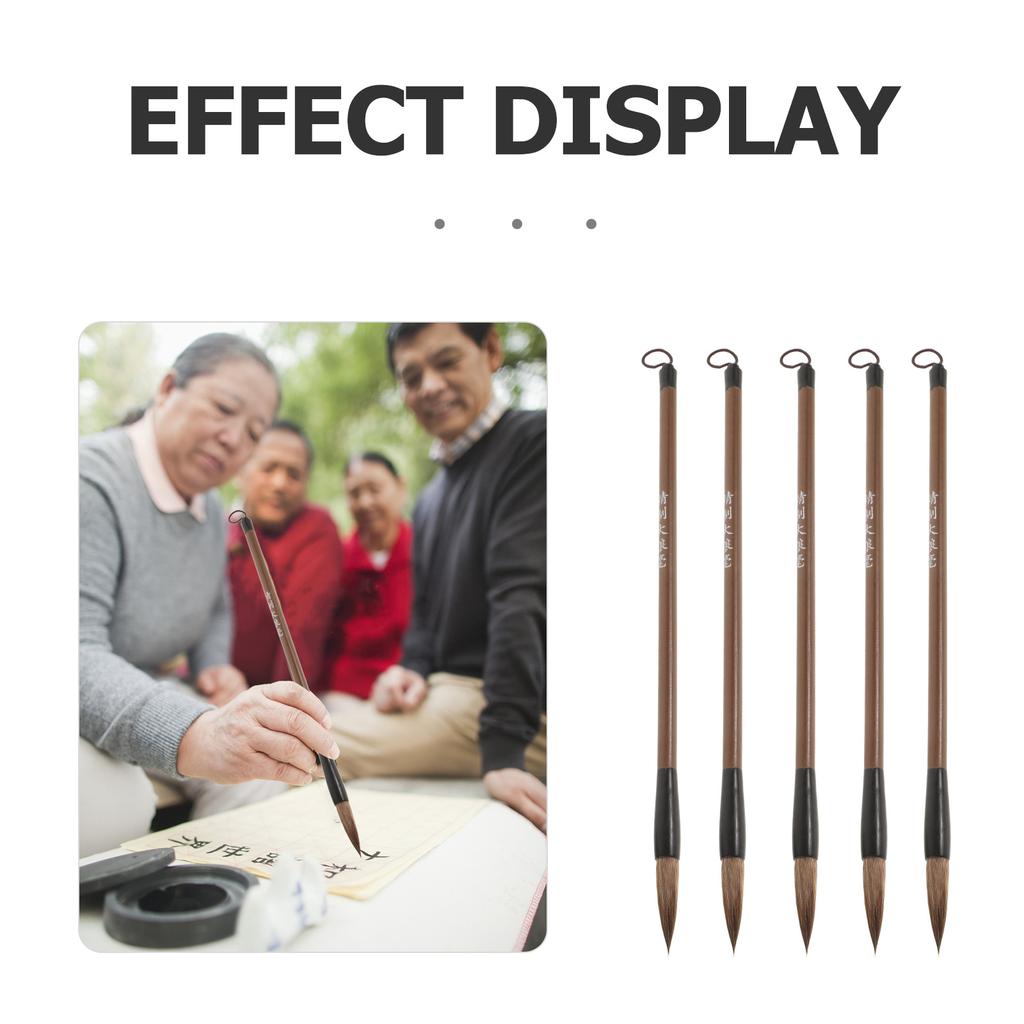 12pcs Chinese Calligraphy Brush Set Sturdy Brushes For Writing Painting Regular Running Script Cultural Art Tools Ink Painting