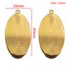 2pcs Stainless Steel Dark Blue Enamel Retro Anklet Charm Bohemia Pendant Base for DIY Earring Necklace Vacation Jewelry Findings