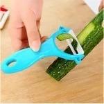 Kitchen Gadgets Accessories 2Pcs/lot Vegetable Fruit Ceramic Peeler Cooking Tools Potato Peelers Ceramic Peeler (Color Random)