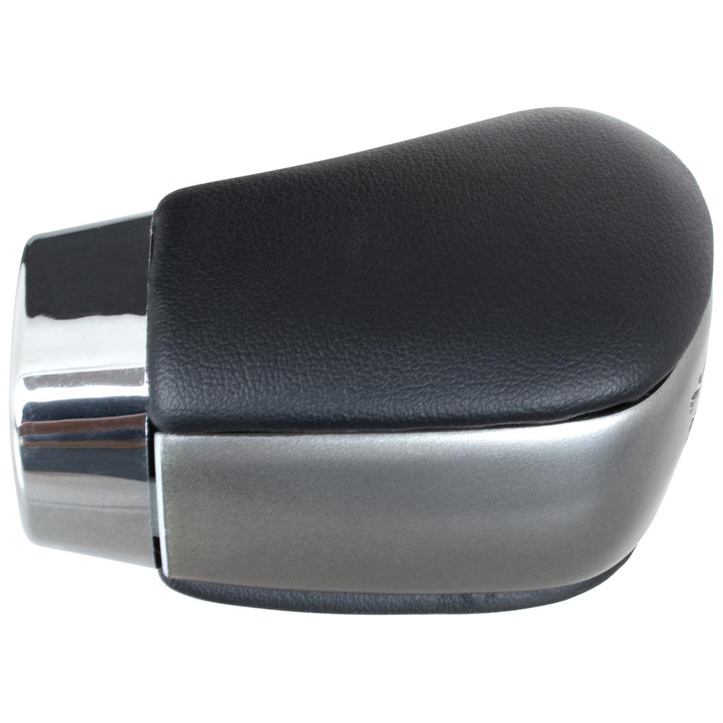 Suzuki Grand Vitara II 05-15 Schaltknauf SCHWARZES LEDER + SILBER 5 GANG