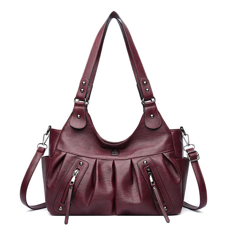 Small Handbag Lady's Shoulder Bag for Commuting To and From Work, Handbag for Mother's Use Casually