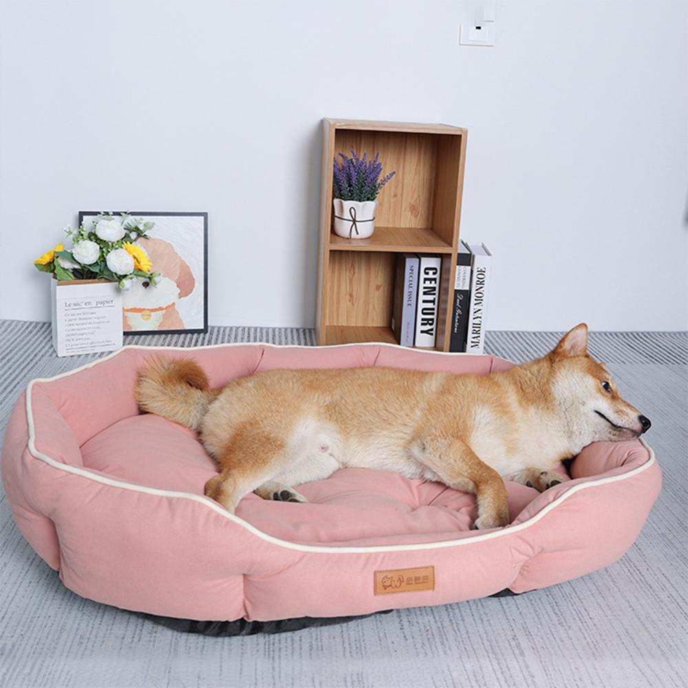 Haustier Sofa Schlafbett Großes Hundebett Haus für Katzen Großer Platz Hundesofa Schlafmatte Winter Warm Hundekissen