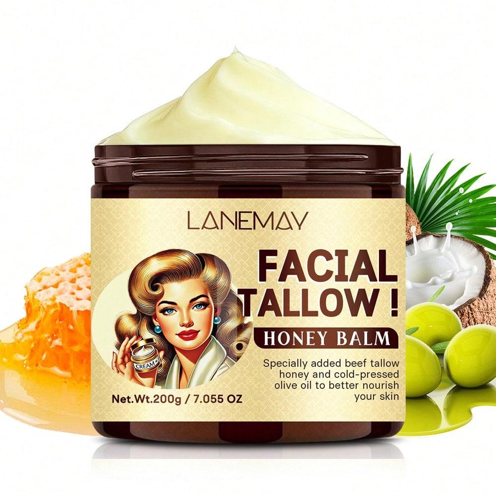 Beef Fat and Honey Moisturizing Cream Lasting Moisturizing Soothing Repair Damaged Skin Increase Facial Elasticity Nourishing Smooth Skin Care