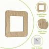 1pc 8.6X8.6cm Switch Protection Cover Socket Wall Sticker Suitable for Home Living Room Decoration