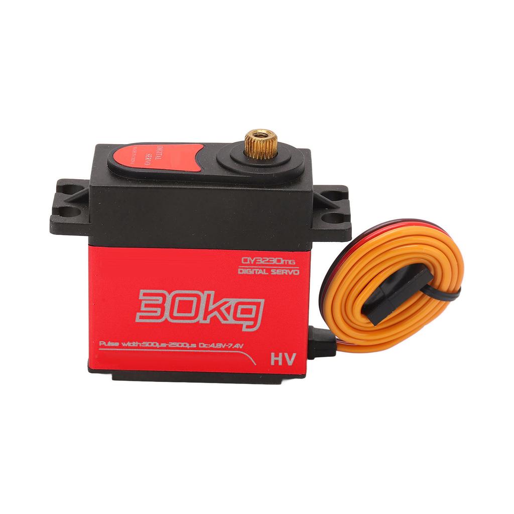 RC 30KG Servo Quick Response Aluminum Alloy 180 Degree Waterproof Digital Servo with Metal Arm for