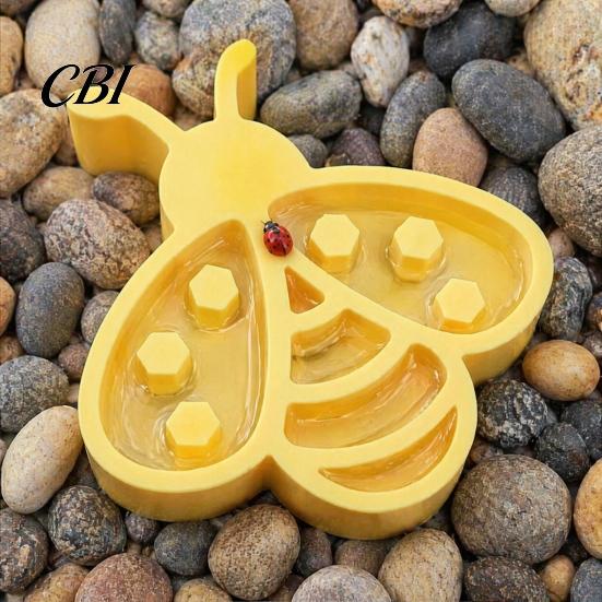 Gardening Decorations for Balcony Insect Water Feeder, Bee Dish, Garden Pollinator Drinking Bowl, Durable Outdoor Waterer or Ladybug Shape Cup