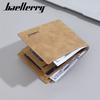 Baellerry Men Short Wallets Casual Design Business Card Holder Fashion Money Pack Purse