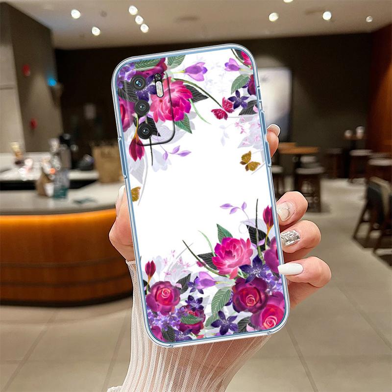 NH24 Flowers rose Pink Phone Case for Motorola Moto G10 G20 G30 G31 G32 G34 G35 G41 G42 G50 G51 G52 G55 G60 G60S G62 G71 G72 G75