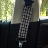 Coarse Cloth Little Coco Style Car Seatbelt Shoulder Pad for Girls - Anti-Chafing and Fragrant Mesh Car Interior Decor