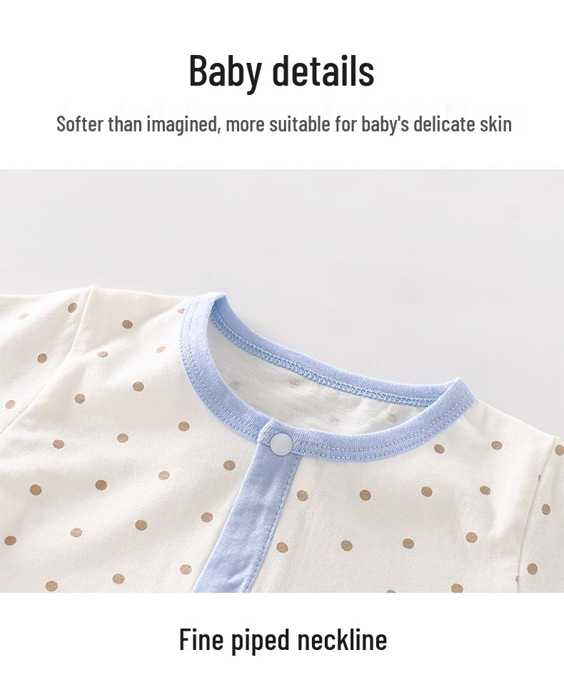 Popular Unisex Baby Summer Cotton Romper - Short Sleeve Bodysuit for Newborns