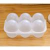 Dustproof 6Grid Eggs Boxes with Lid Keep Your Eggs Freshes Clean Eggs Storage Container Transparent Eggs Holder Home Use