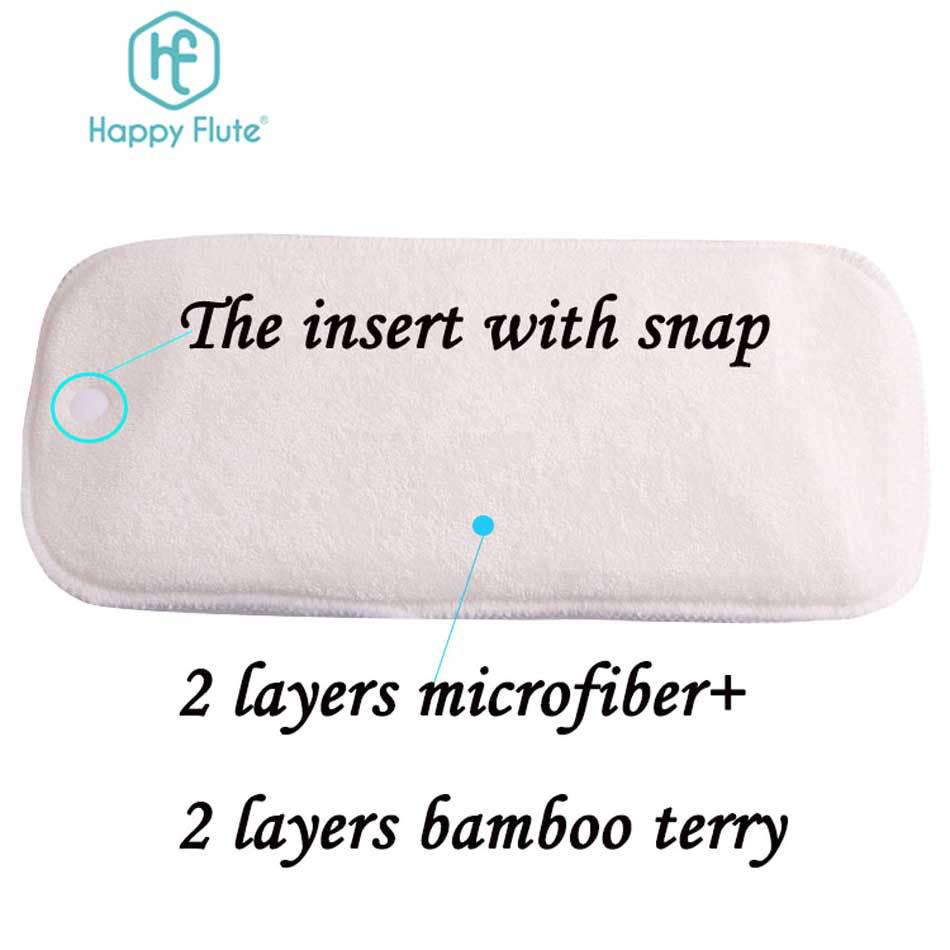 Almohadilla de Pañal de Fibra de Bambú para Recién Nacidos 2+2 Súper Absorbente: Confort y Prevención de Rojeces