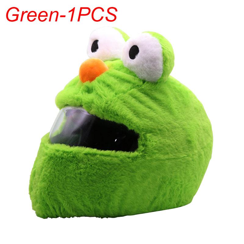 Motorcycle Helmet Cartoons Plush Helmet Protective Cover Helmet Full Face Covers For Outdoor Fun Personalized Helmets Christmas