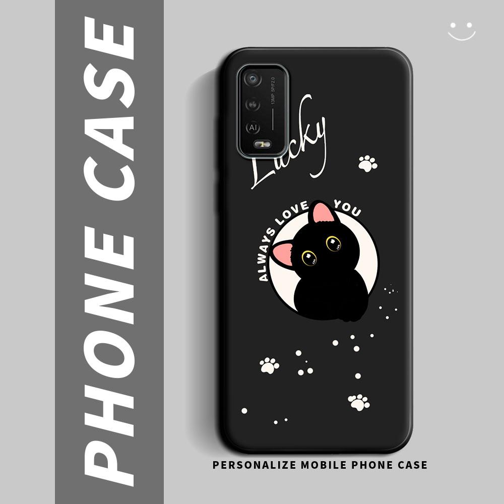 For Wiko Power U10 U30 Case Cartoon Cute Cat Flower Shockproof Silicone Soft TPU Phone Case For Wiko Power U20 U10 Back Cover Wiko Power U20