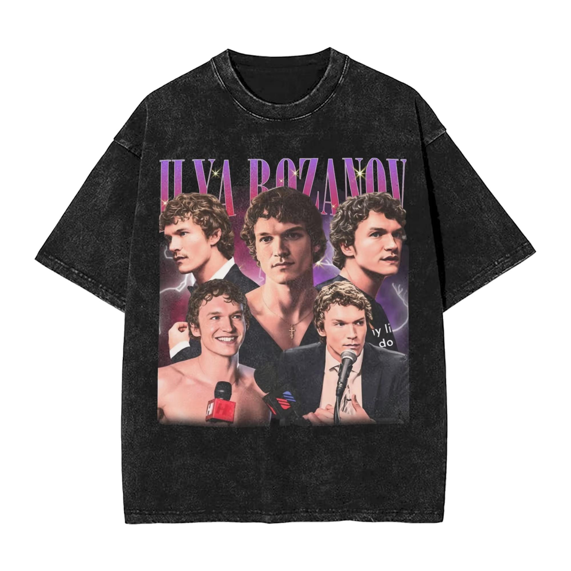 Футболка с надписью Heated Rivalry Shane Hollander Стираная футболка Hudson Williams Мужской и женский топ Большой унисекс Harajuku высокое качество L