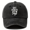 Fishing Hat, Outdoor Versatile Dad Trucker Hat, Retro Washed Denim Baseball Cap, Sun Protection Hat