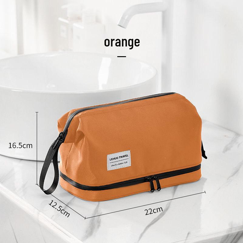 

Мужская дорожная косметичка: Разделение влажного/сухого, Портативный кейс для макияжа, Хранение банных принадлежностей