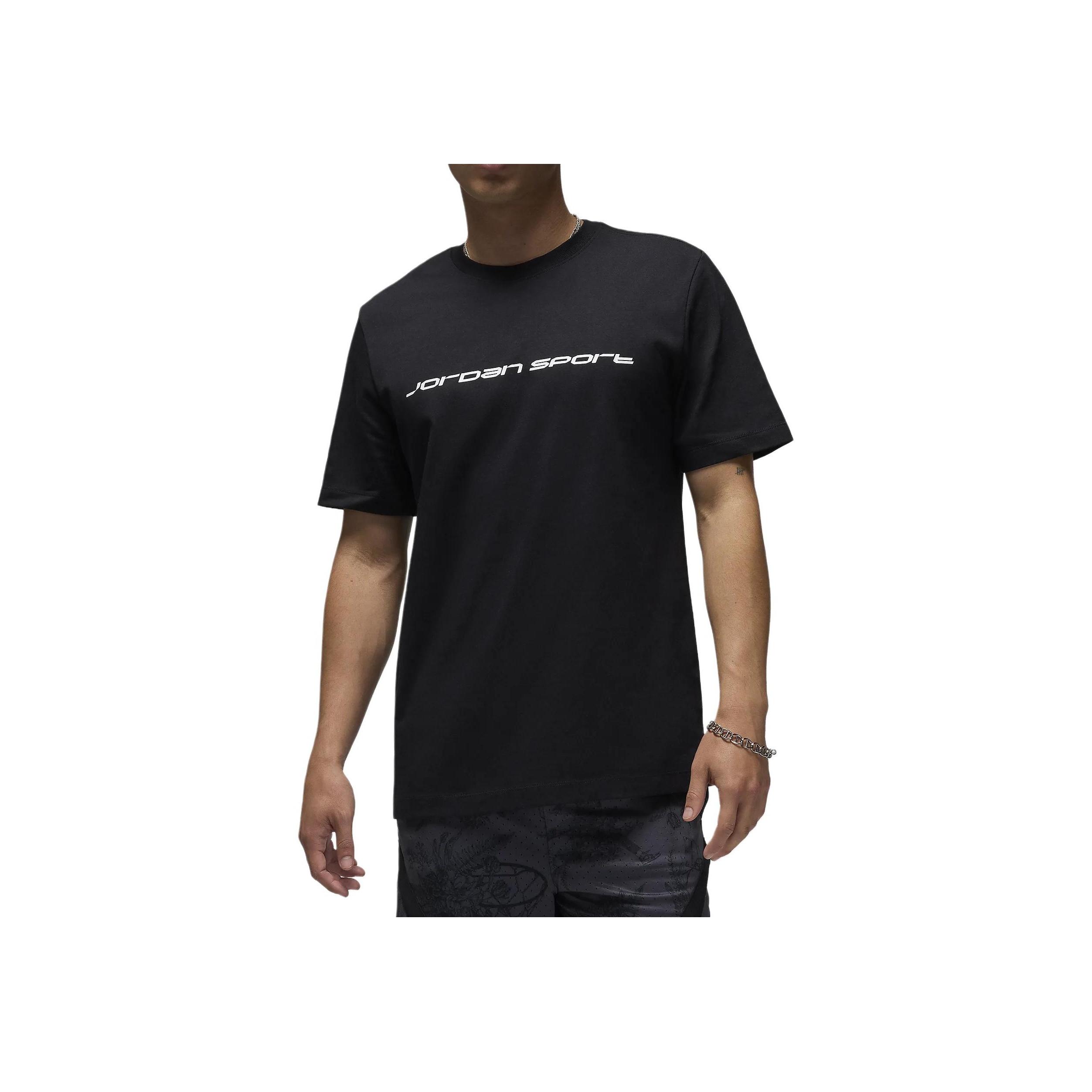 

Nike Cotton Crew Neck Letter Logo Regular Short Sleeve T-Shirt Men Tops Black FZ1931-010 M