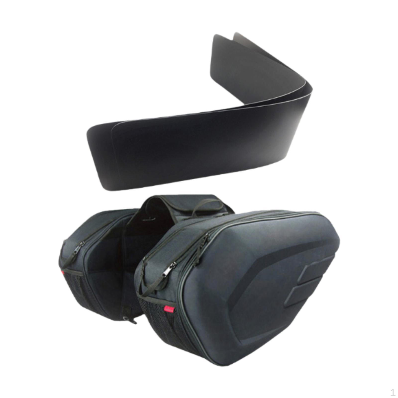 

2 Large Capacity Motorcycle Saddlebags Left And Right Side Luggage Bags for Clothing Helmet oxford cloth